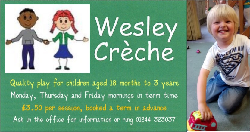 Wesley Creche advert
